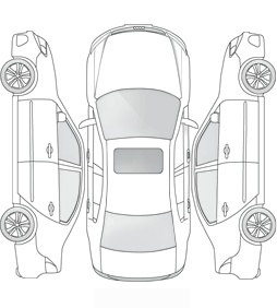 Первая проекция автомобиля